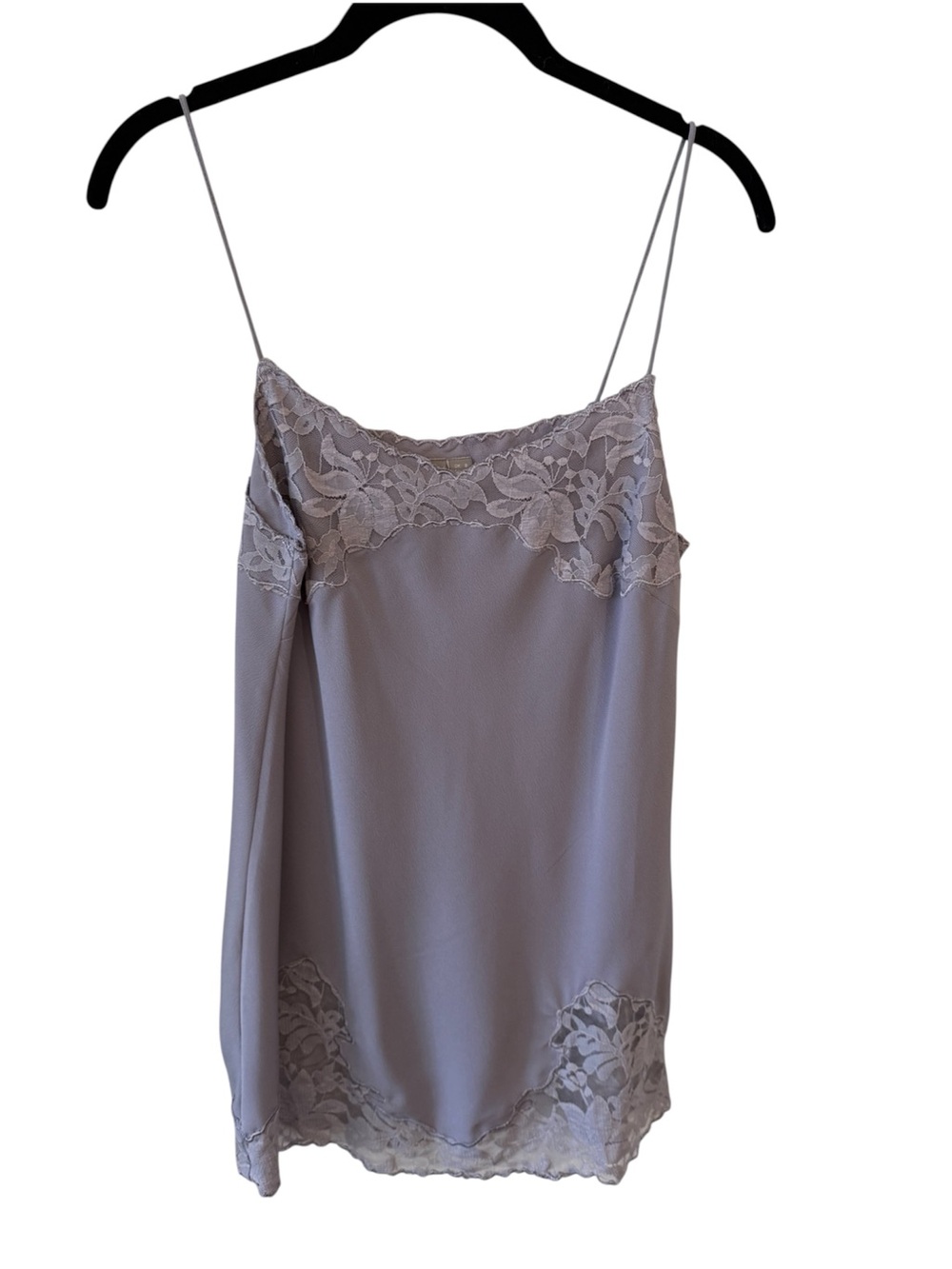 ASOS Lace-Trim Slip Cami - Lavender Gray